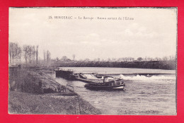 F-24-Bergerac-31A22  Le Barrage, Bâteau Sortant De L'écluse, Cpa BE - Bergerac