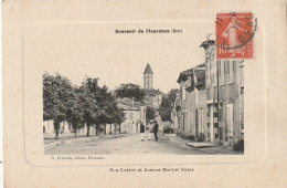 MO 25-(32) SOUVENIR DE FLEURANCE - AVENUE CADEOT ET AVENUE MARTIAL CAZES - 2 SCANS - Fleurance