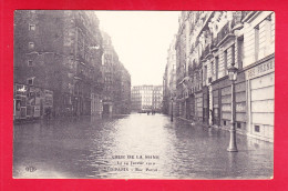 F-75-Paris-852P260  Crue De La Seine, Le 29 Janvier 1910, La Rue Parrot, Cpa BE - Paris Flood, 1910