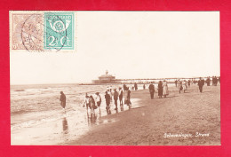 E-Pays Bas-90P260  SCHEVENINGEN, Strand, Animation, Carte Photo BE - Scheveningen