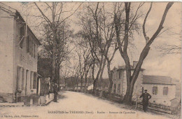 NE 2-(32)  BARBOTAN LES THERMES - ECOLES - AVENUE DE CAZAUBON - VILLAGEOIS - CAFE DE L' AVENUE  - 2 SCANS - Barbotan