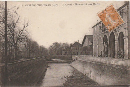 NE 2-(32) CASTERA VERDUZAN - LE CANAL - MONUMENT AUX MORTS - 2 SCANS - Castera