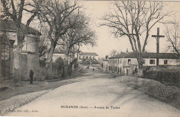 NE 2-(32) MIRANDE - AVENUE DE TARBES - 2 SCANS - Mirande