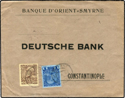 Österreich Post In Der Levante, 1910, 55, 57, Brief - Oostenrijkse Levant