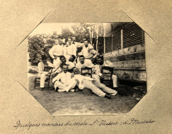 Montabo , Cayenne Guyane * Quelques Membres Du Cercle ST HUBERT * RARE Photo Circa 1890/1910 10x8cm - Cayenne