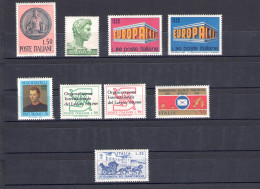 1969 Italia Repubblica, Francobolli Nuovi, Annata Completa 9 Valori - MNH** - Années Complètes