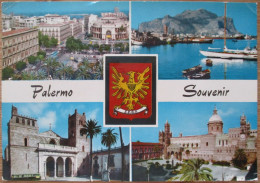 ITALIA ITALY PALERMOMULTI VIEW PANORAMA POSTCARD CARTE POSTALE ANSICHTSKARTE CARTOLINA POSTKARTE CARD KARTE - Palermo