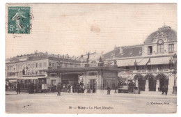 NICE - La Place Masséna (carte Animée) - Plazas