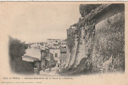 NE 5-(33)  LA REOLE - ANCIENS REMPARTS DE LA VILLE ET L' HOPITAL - 2 SCANS - La Réole