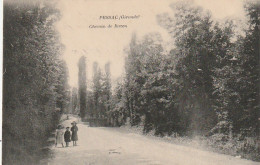 NE 6-(33)  PESSAC - CHEMIN DE RAZON - ENFANTS SUR LA ROUTE - 2 SCANS - Pessac