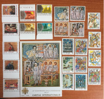 1990 - Vaticano - Serie Annata Completa  + 1 Bf -  Nuovi - Nuevos