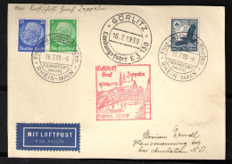 Alemania Imperio  Nº 486, 493 Y Aéreo Nº 46. Año 1939 - Covers & Documents