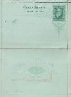 BRESIL - Entiers Postaux - Carte Lettre : 200 Reis - Postal Stationery