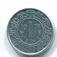 1 CENT 1975 SURINAME NÉERLANDAIS NETHERLANDS Aluminium Colonial Pièce #S11403.F.A - Surinam 1975 - ...