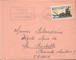 SENEGAL SEUL SUR  LETTRE POUR LA FRANCE 1965 - Sénégal (1960-...)