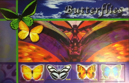 Antigua 2003 Butterflies Sheetlet MNH - Farfalle