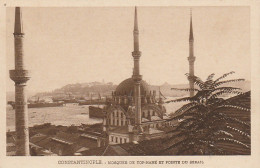 NE 11- TURQUIE - CONSTANTINOPLE - MOSQUEE DE TOP HANE  ET POINTE DU SERAIL - 2 SCANS - Turquie