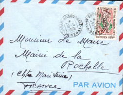 SENEGAL SEUL SUR  LETTRE POUR LA FRANCE 1966 - Sénégal (1960-...)