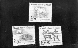 1993 Groenlandia - Mammiferi - Unused Stamps