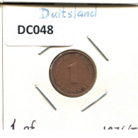 1 PFENNIG 1976 F BRD DEUTSCHLAND Münze GERMANY #DC048.D.A - 1 Pfennig