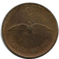 1 CENT 1967 CANADA Coin #AX380.U.A - Canada