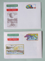 ITALIA 1983,Castelli,Soncino,Tolentino,Walser VIII Walsetreffen,Natale,Bridge Torneo Internaz.,Trasvolata Atlantica E Mo - Stamped Stationery