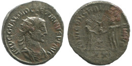 DIOCLETIAN EMPEROR ANTONINIANUS Romano ANTIGUO Moneda 3.1g/21mm #AB026.34.E.A - La Tetrarchía Y Constantino I El Magno (284 / 307)