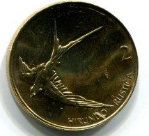 2 TOLAR 1998 SLOVENIA UNC Coin #W11153.U.A - Slovenië