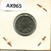 10 RAPPEN 1970 SUIZA SWITZERLAND Moneda #AX965.3.E.A - Autres & Non Classés