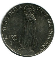 1 LIRE 1930 VATIKAN VATICAN Münze Pius XI (1922-1939) #AH316.16.D.A - Vaticano