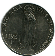 1 LIRE 1930 VATIKAN VATICAN Münze Pius XI (1922-1939) #AH316.16.D.A - Vaticaanstad