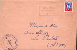 SENEGAL SEUL SUR  LETTRE POUR LA FRANCE 1963 - Sénégal (1960-...)