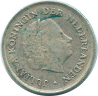 1/10 GULDEN 1966 ANTILLAS NEERLANDESAS PLATA Colonial Moneda #NL12807.3.E.A - Antilles Néerlandaises