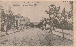 NE 14- SALONIQUE - AVENUE REINE OLGA   - 2 SCANS  - Griechenland