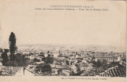 NE 14-  CAMPAGNE D' ORIENT - RADE DE SALONIQUE - VUE DE LA HAUTE VILLE - 2 SCANS  - Griechenland