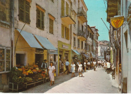 NE 15 - CORFU - KEPKYPA - LE MARCHE - CARTE COULEURS - 2 SCANS - Greece