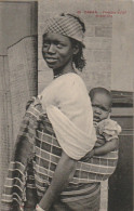 NE 16- SENEGAL -DAKAR - FEMME VOLOF ET SON FILS - 2 SCANS - Sénégal