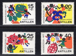 Netherlands Antilles 1977 Serie 4v Child Care MNH - Antillas Holandesas