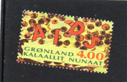 1993 Groenlandia - Lotta Contro L'AIDS - Unused Stamps