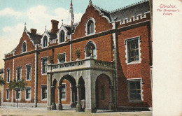 NE 19 - GIBRALTAR - THE GOVERNOR' S PALACE - CARTE COLORISEE  - 2 SCANS - Gibilterra