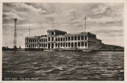 NE 20- EGYPT - PORT SAID - THE NAVY HOUSE - 2 SCANS - Port Said