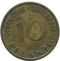 10 PFENNIG 1950 J BRD DEUTSCHLAND Münze GERMANY #AD844.9.D.A - 10 Pfennig