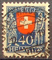 Schweiz Suisse 1921: Kaiser & Tell Zu WI 20 Mi 174 Yv 187 Mit Voll-Stempel SCHAFFHAUSEN 12.I.22 (Zu CHF 90.00) - Used Stamps