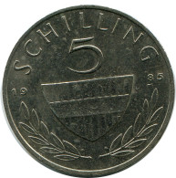 5 SCHILLING 1986 ÖSTERREICH AUSTRIA Münze #AZ567.D.A - Oostenrijk