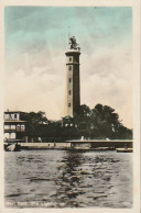 NE 20- EGYPT - PORT SAID - THE LIGHTHOUSE - LE PHARE - CARTE COLORISEE - 2 SCANS - Puerto Saíd