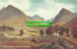 R549136 Glencoe. Scene Of The Massacre. Valentine. Art Colour. Edward H. Thompso - World