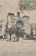 NE 21 - TUNISIE - TUNIS - PLACE DE LA RESIDENCE ET CATHEDRALE - 2 SCANS - Tunisia