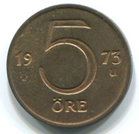 5 ORE 1973 SUECIA SWEDEN Moneda #WW1100.E.A - Svezia