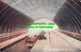 R548817 St. Pancras Station. M. R. Locomotive Magazine Series No. 6 - World