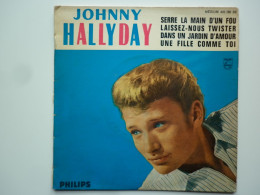 Johnny Hallyday 45Tours EP Vinyle Serre La Main D'un Fou Numéro 82 - 45 Toeren - Maxi-Single